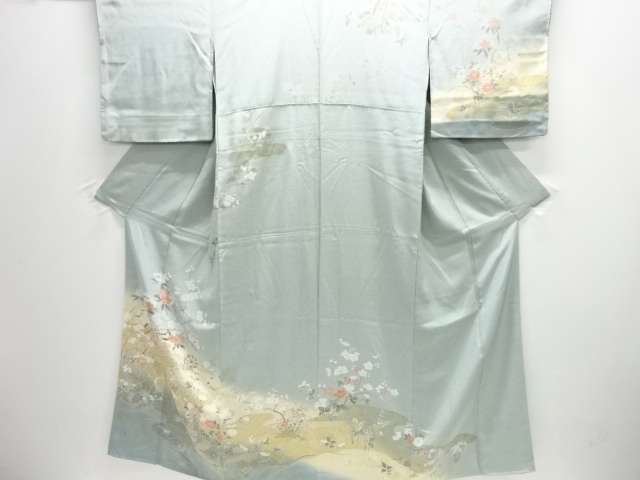 JAPANESE KIMONO / HOMONGI / FLOWER & BIRD